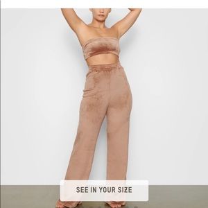 SKIMS velour fleece pant